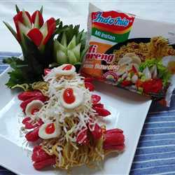 Sosis gulung Indomie