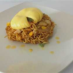 Indomie with Hidden Veggie on Egg