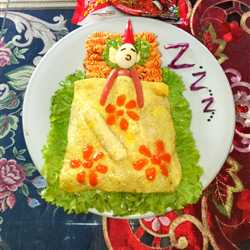 Beautiful Bed of Indomie (Bento Indomie)