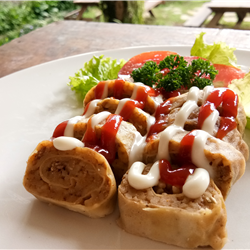 Indomie Egg Rolade