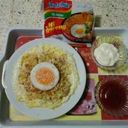 Mie Panggang Keju