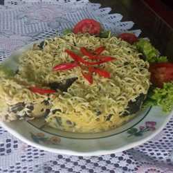 INDOMIE PUCUK SINGKONG AYAM KUKUS