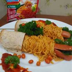 Indomie Rica-Rica Baluti Sosis Sapi