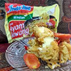 Mie stik keju leleh