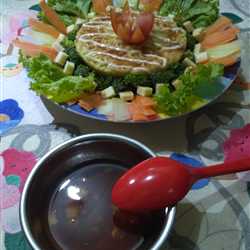 Indomie kukus salad asam manis