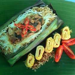 Indomie Bakar Ayam Keju