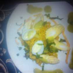 Mie puyuh alvocado
