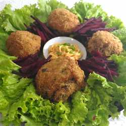 Crab meat crusted Shitake Mushroom stuffed with "Indomie Goreng"