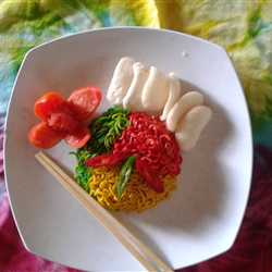 Indomie rainbow spesial 
