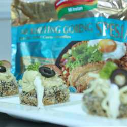 indomie creamy olive with crispy mushroom ( UNIQMIE )