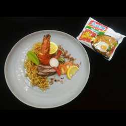 Indomie goreng lemon surf n turf