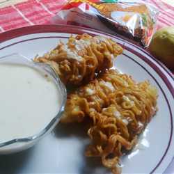 Pis gul mie (pisang gulung mie)