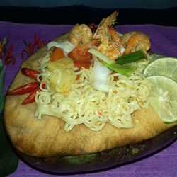 Indomie Kuah Pedas Kelapa Muda