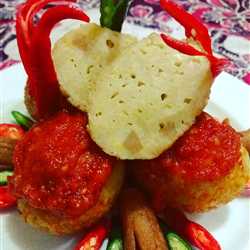 Mie Telor Bulat Balado