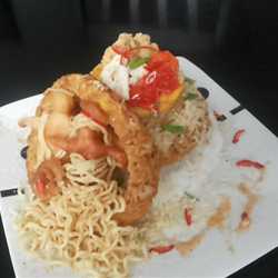 Cake wedding indomie