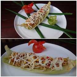 Indomie Jagung Bakar With Chicken Barbeque