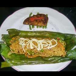 Indomie Bakar Barbecue Jamur Enoki