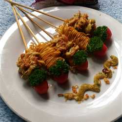 Sate MieNang ( Mie rendang saus Padang)