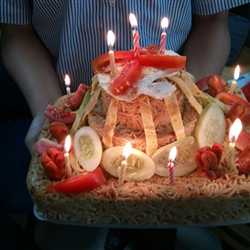 mie panjang umur (ultah)