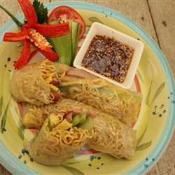 Indomie Kare roll basah saus asam manis pedas