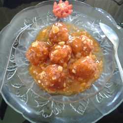 Bola bola indomie asam manis