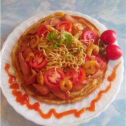Milk Pizza Indomie