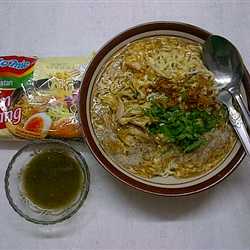 Lo mie Indomie ayam bawang